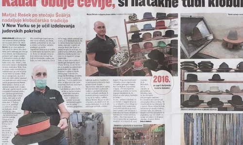 Prispevek o Matjažu Rešeku v časopisu Slovenske novice