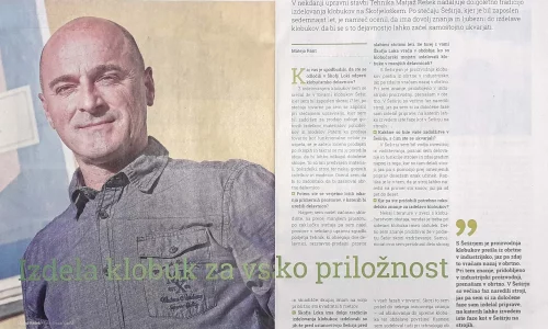 Prispevek iz revije o JIM klobuki